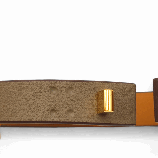 As De Coeur T2 Etoupe Bracelet in Swift, Rose Gold hardware - Image 4