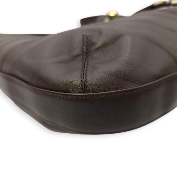 Panthere de Cartier Brown Shoulder Bag in Calfskin, Gold hardware - Image 15