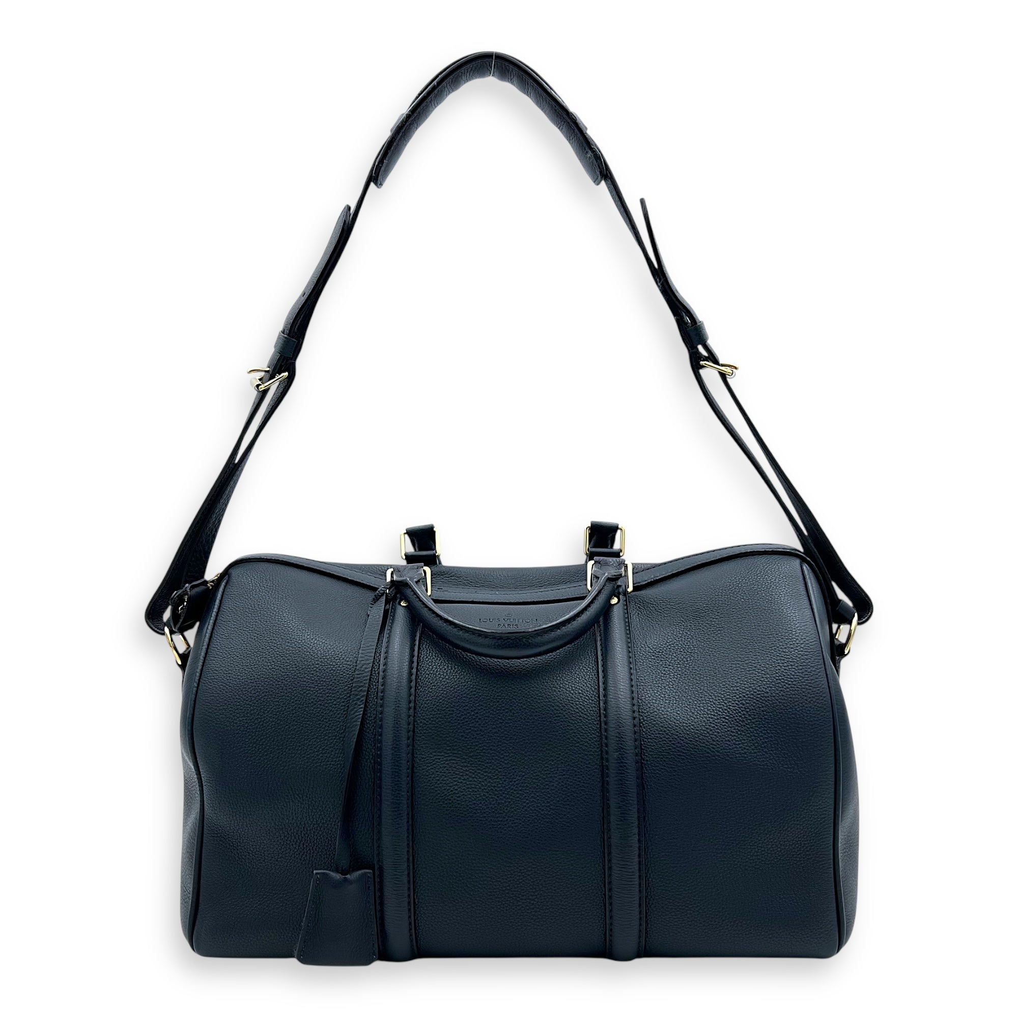 Sofia Coppola Boston Blue Top Handle Bag in Calfskin, Gold hardware - Image 18