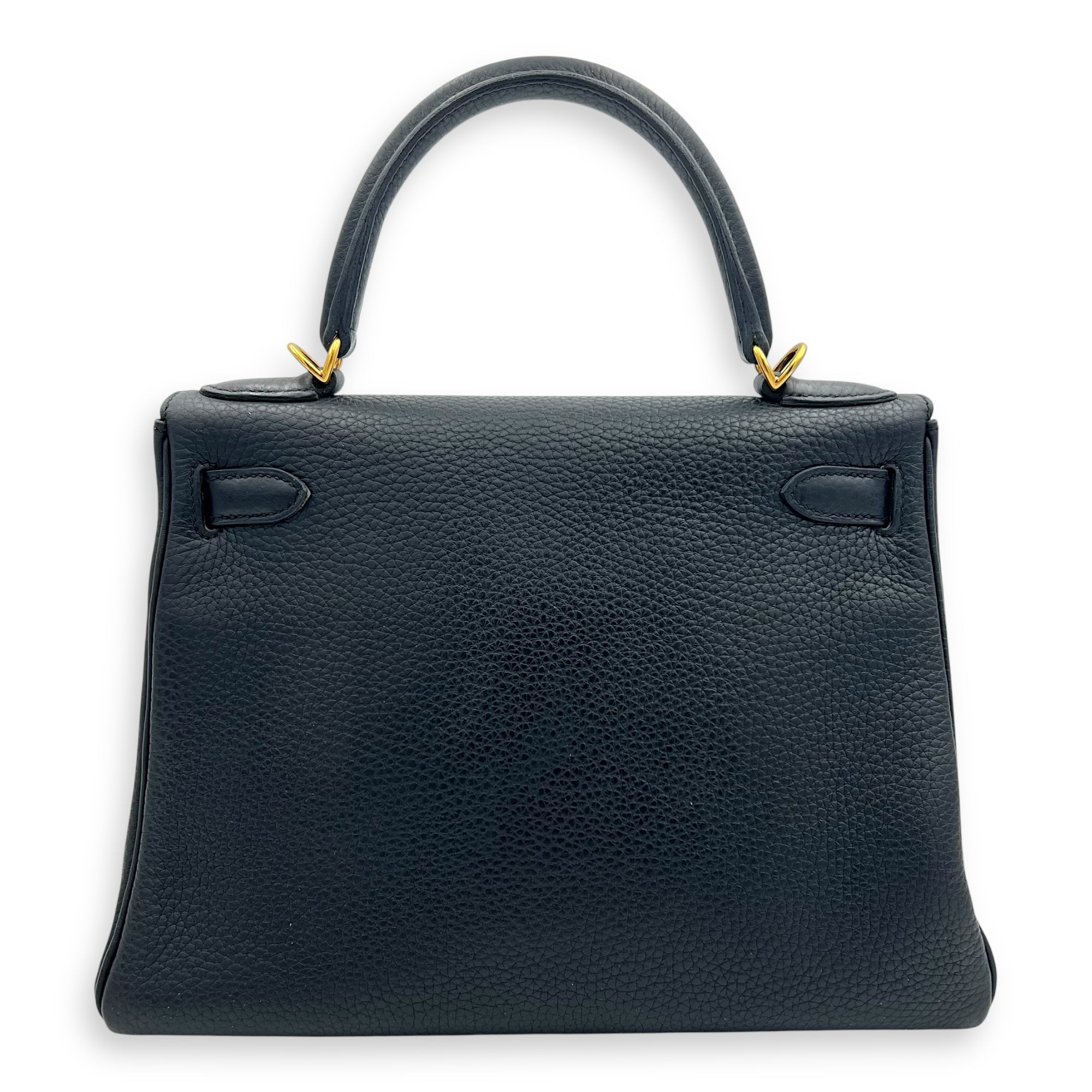 Kelly Black in Clemence, Gold hardware - Image 3