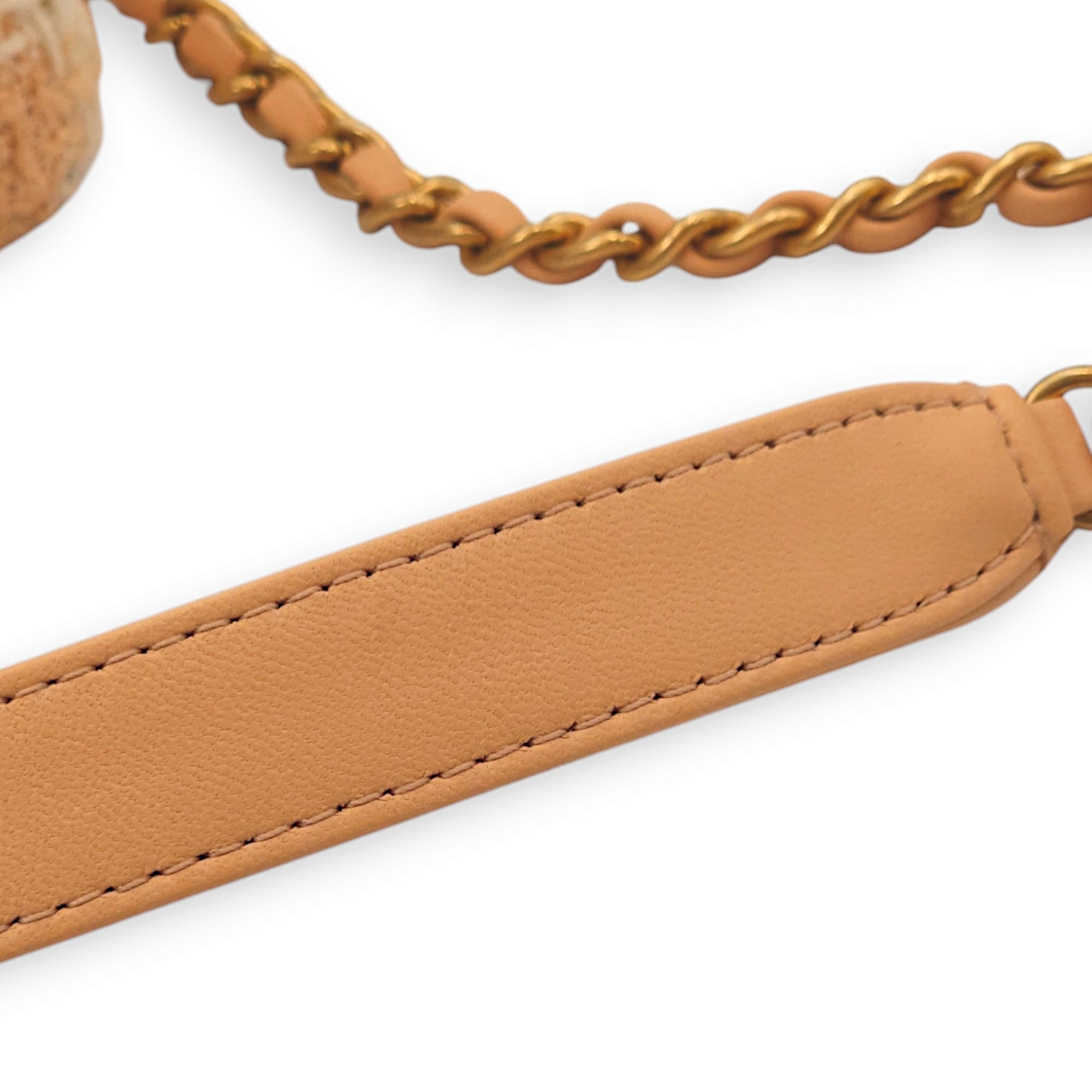 Coco Crush Multi-colour Top Handle Bag in Tweed/Calf, Gold hardware - Image 10