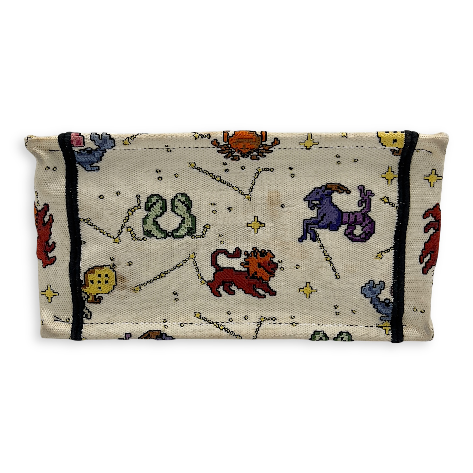 Book Tote Small White Tote Bag in Canvas - Image 6