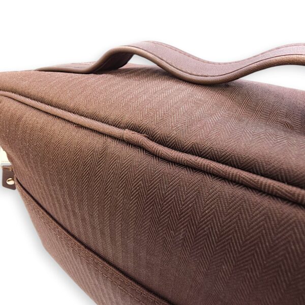 Acapulco Vanity Chocolate in Toile, Palladium hardware - Image 14