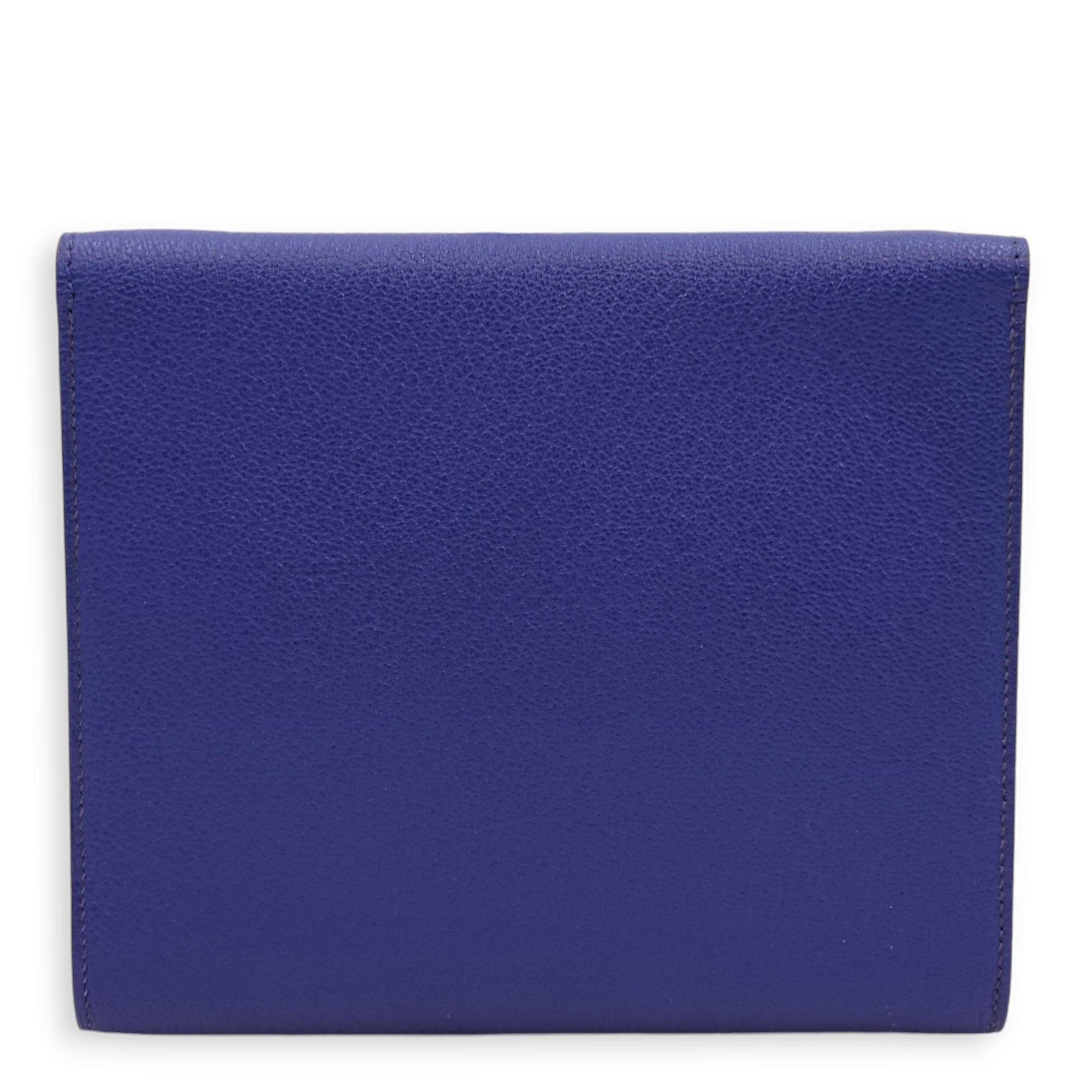 Clic 16 Blue Electric Wallet, Palladium hardware - Image 3