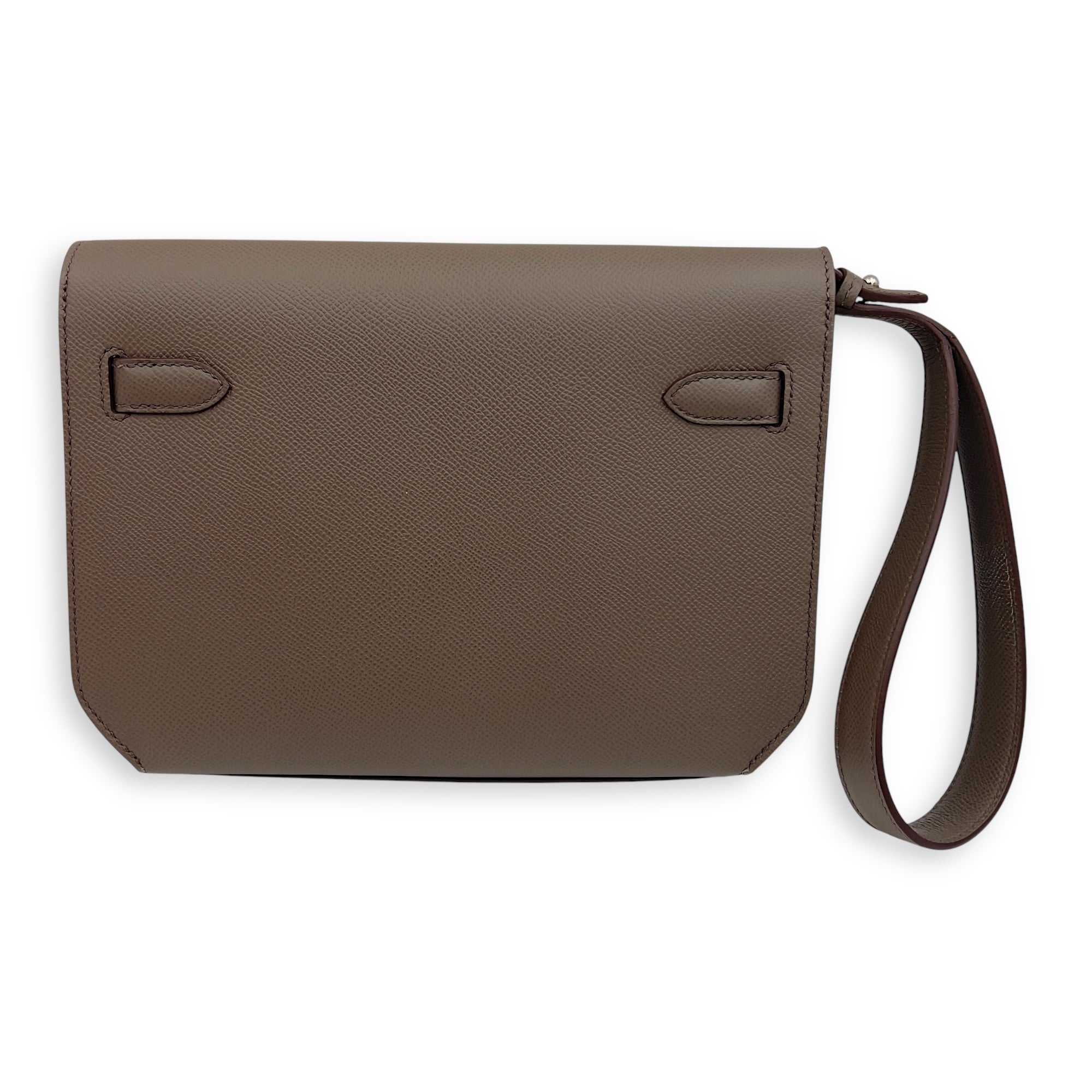 Kelly Depeches 25 Etain Clutch in Epsom, Palladium hardware - Image 3