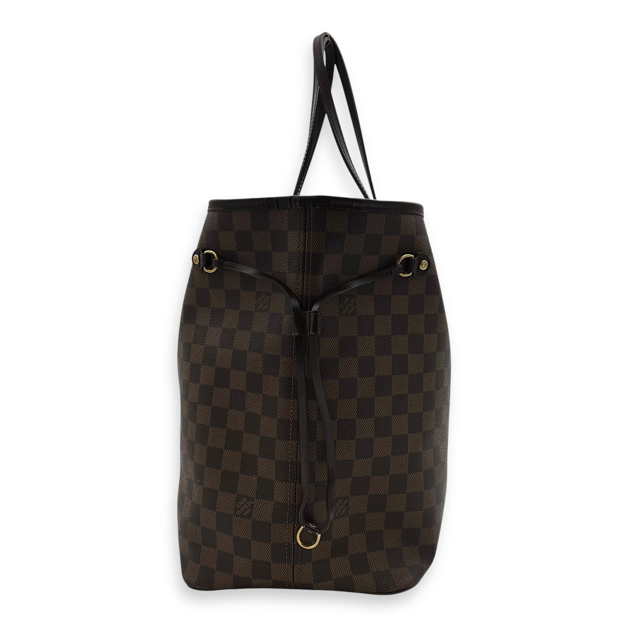 Neverfull Tote Bag GM Brown in Coated Canvas, Gold hardware - Image 5