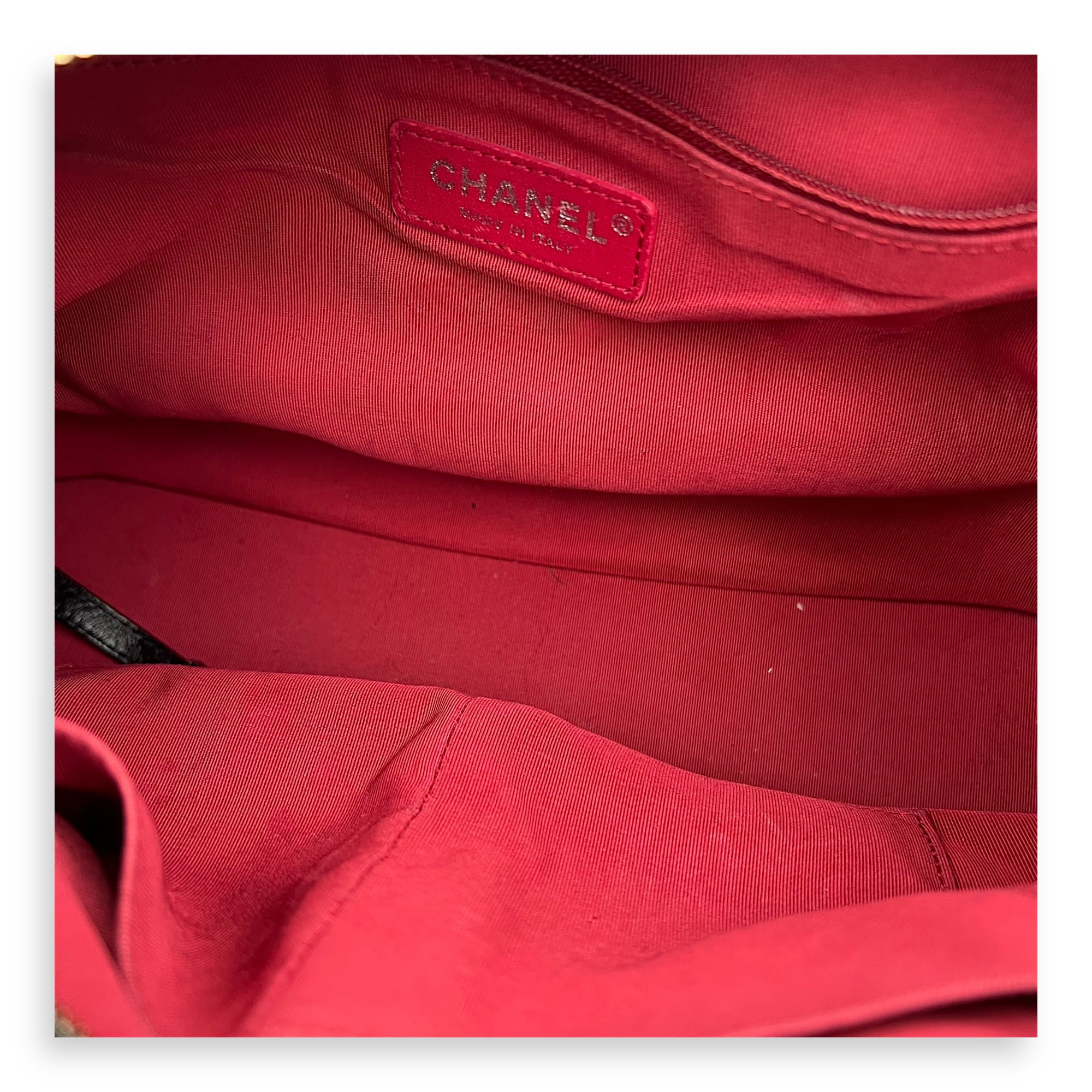 Gabrielle Shoulder Bag Large Black in Calfskin, Mixed hardware - Image 7