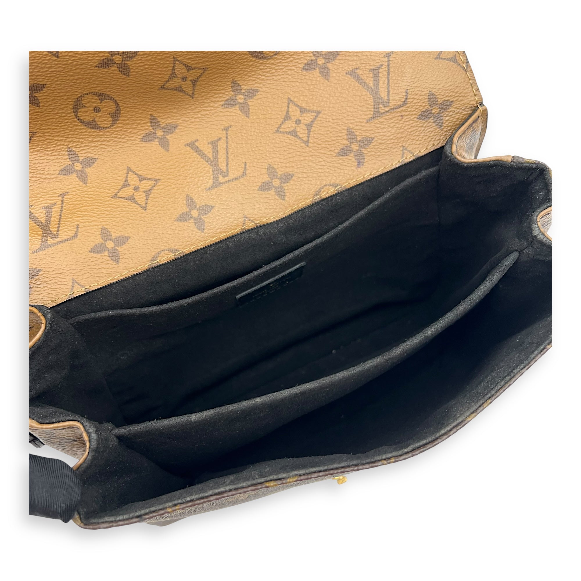 Metis Crossbody Bag Brown in Monogram Coated Canvas, Gold hardware - Image 7