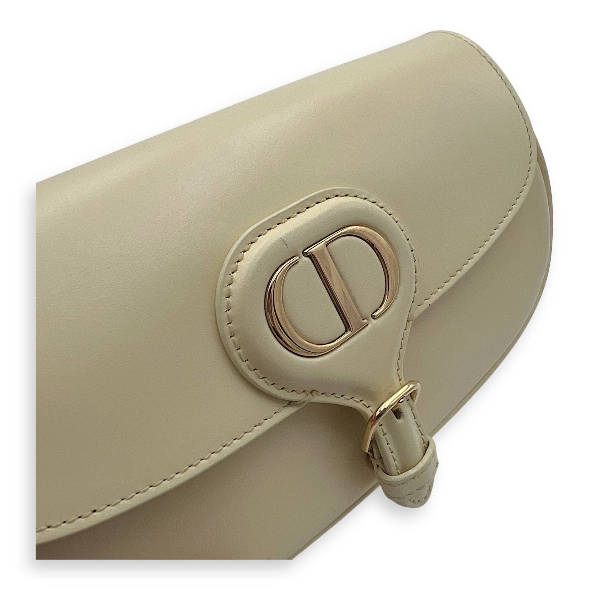 Bobby East West Yellow Crossbody Bag in Calfskin, Gold hardware - Image 10