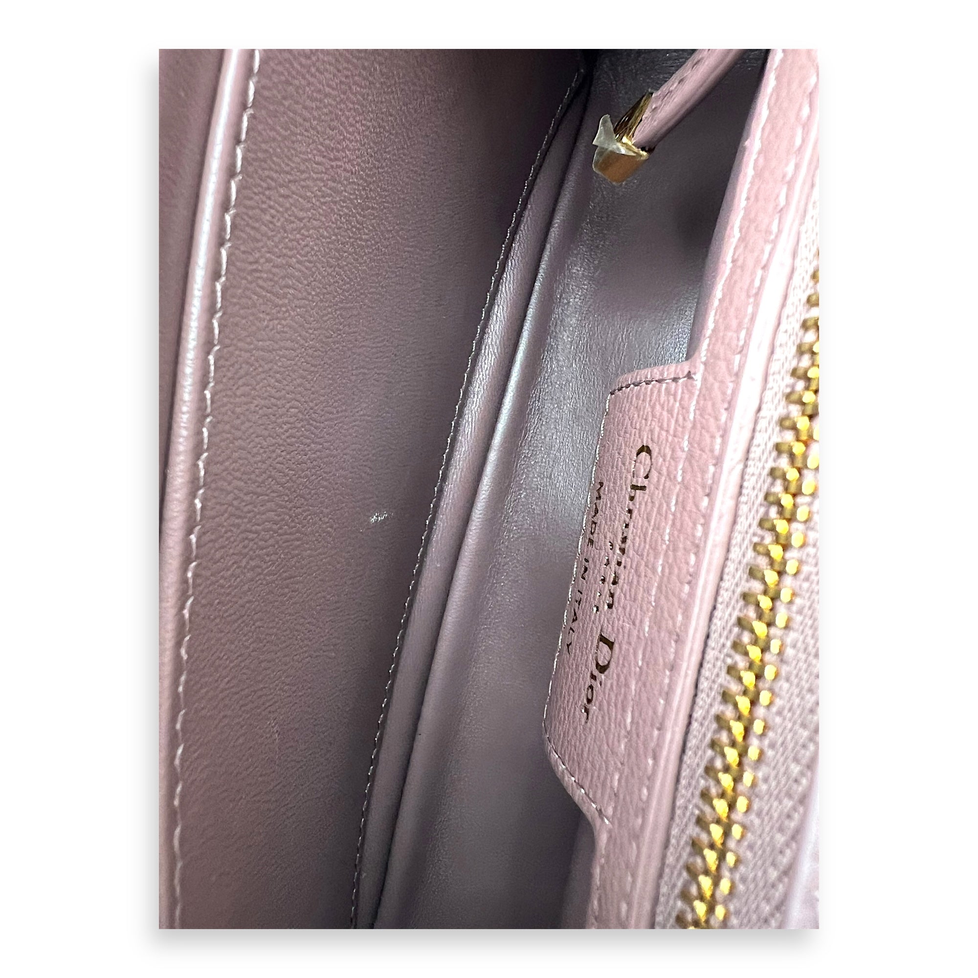 Caro Shoulder Bag Purple in Calfskin, Gold hardware - Image 12