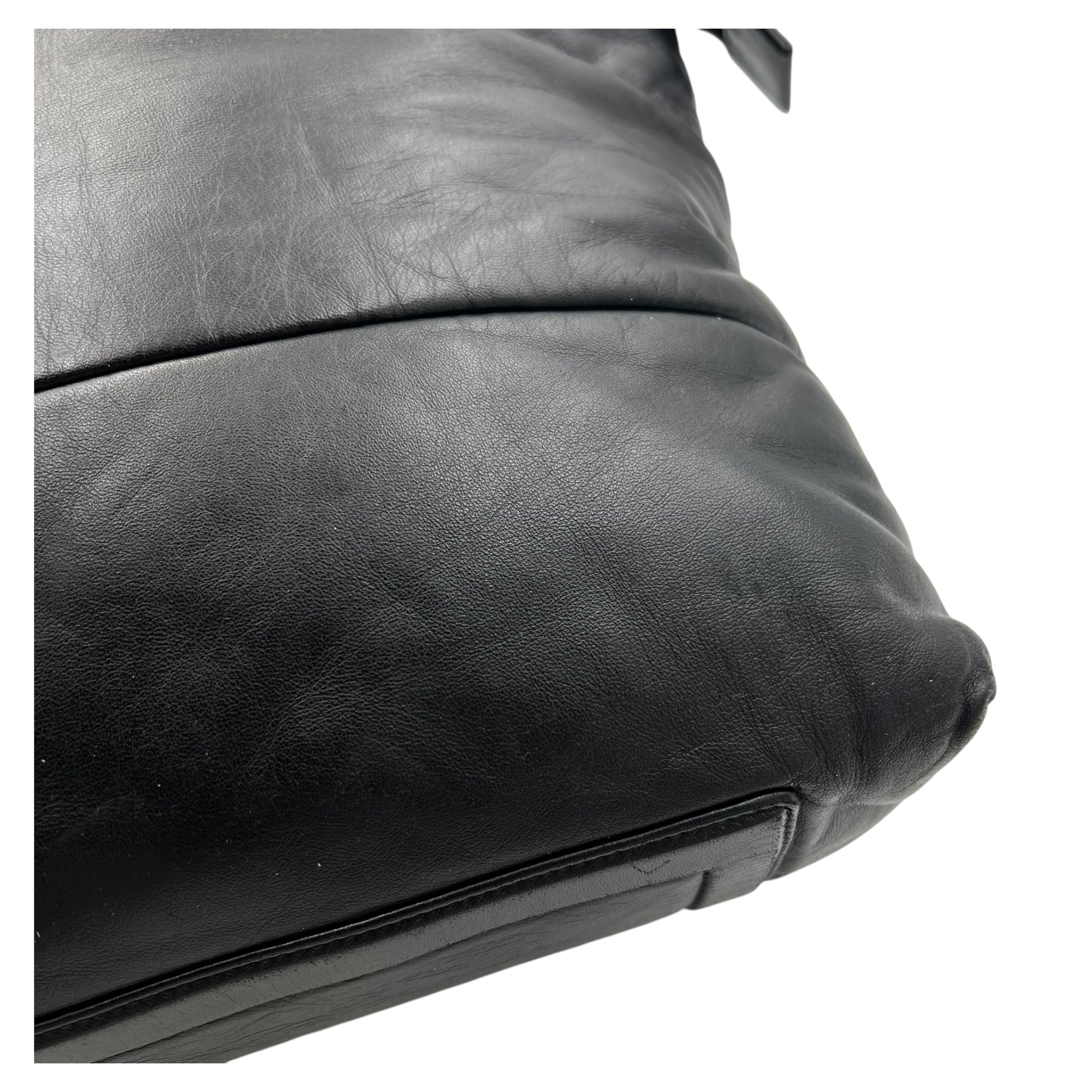 Coco Cocoon Shoulder Bag Black in Calfskin, Silver hardware - Image 11