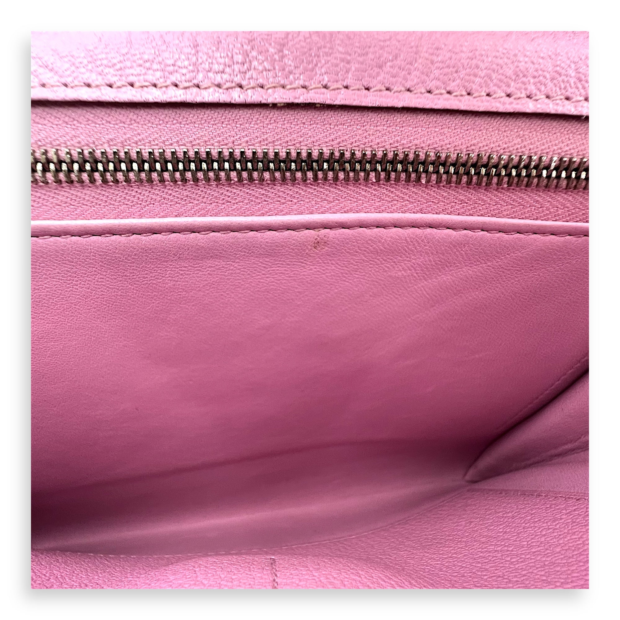 Cinhetic To Go Mauve Sylvestre Shoulder Bag in Epsom, Palladium hardware - Image 11