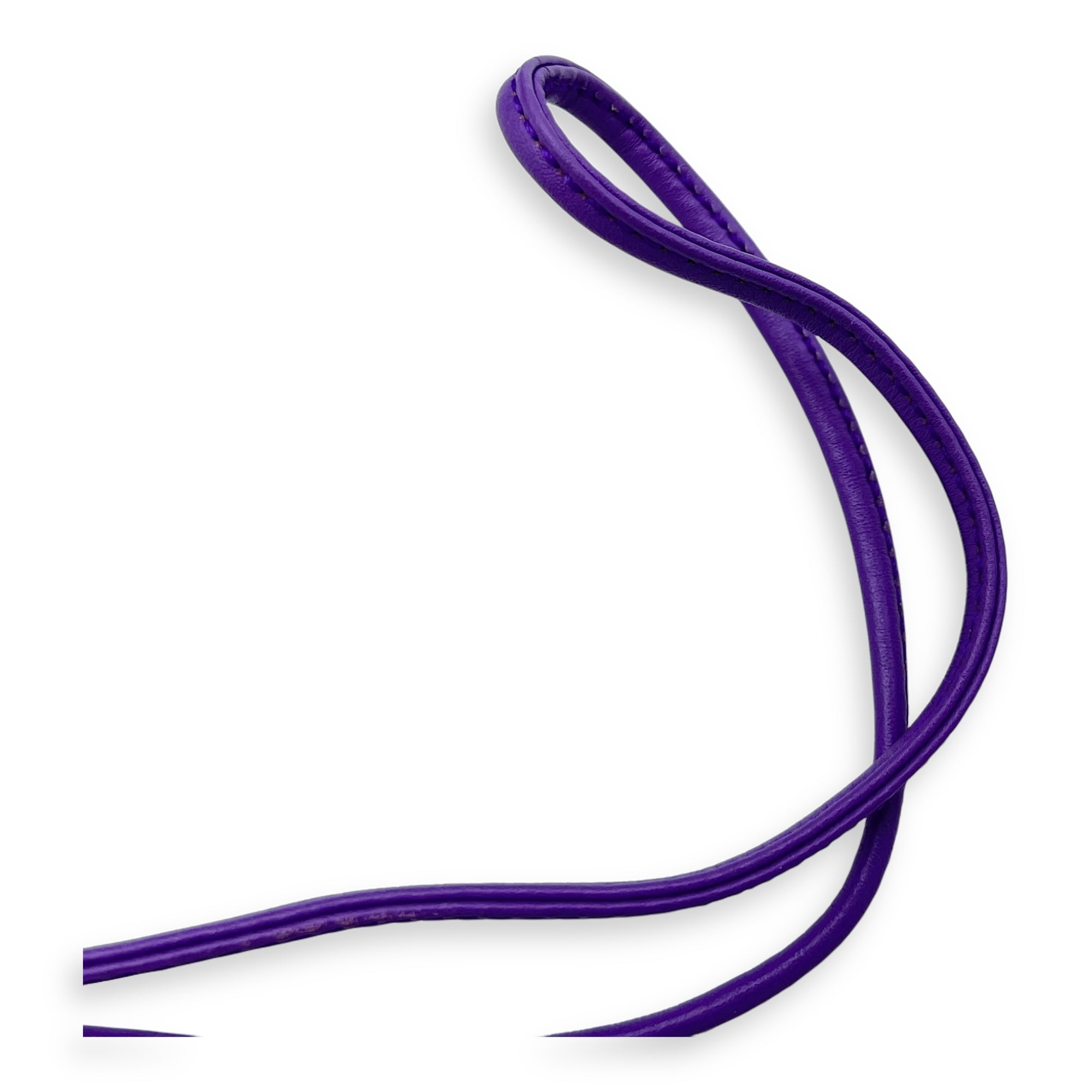 The Pouch Mini Purple Coin Purse in Lambskin, Gold hardware - Image 13