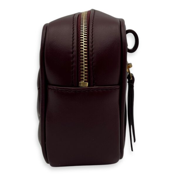 Camera Red Belt Bag in Calfskin, Gold hardware - Image 5