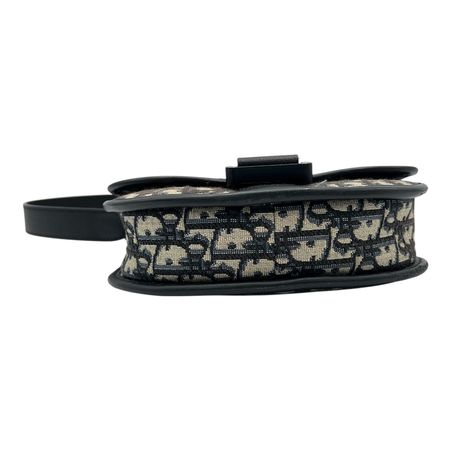 Gallop Crossbody Bag Small Blue in Canvas, Black hardware - Image 6