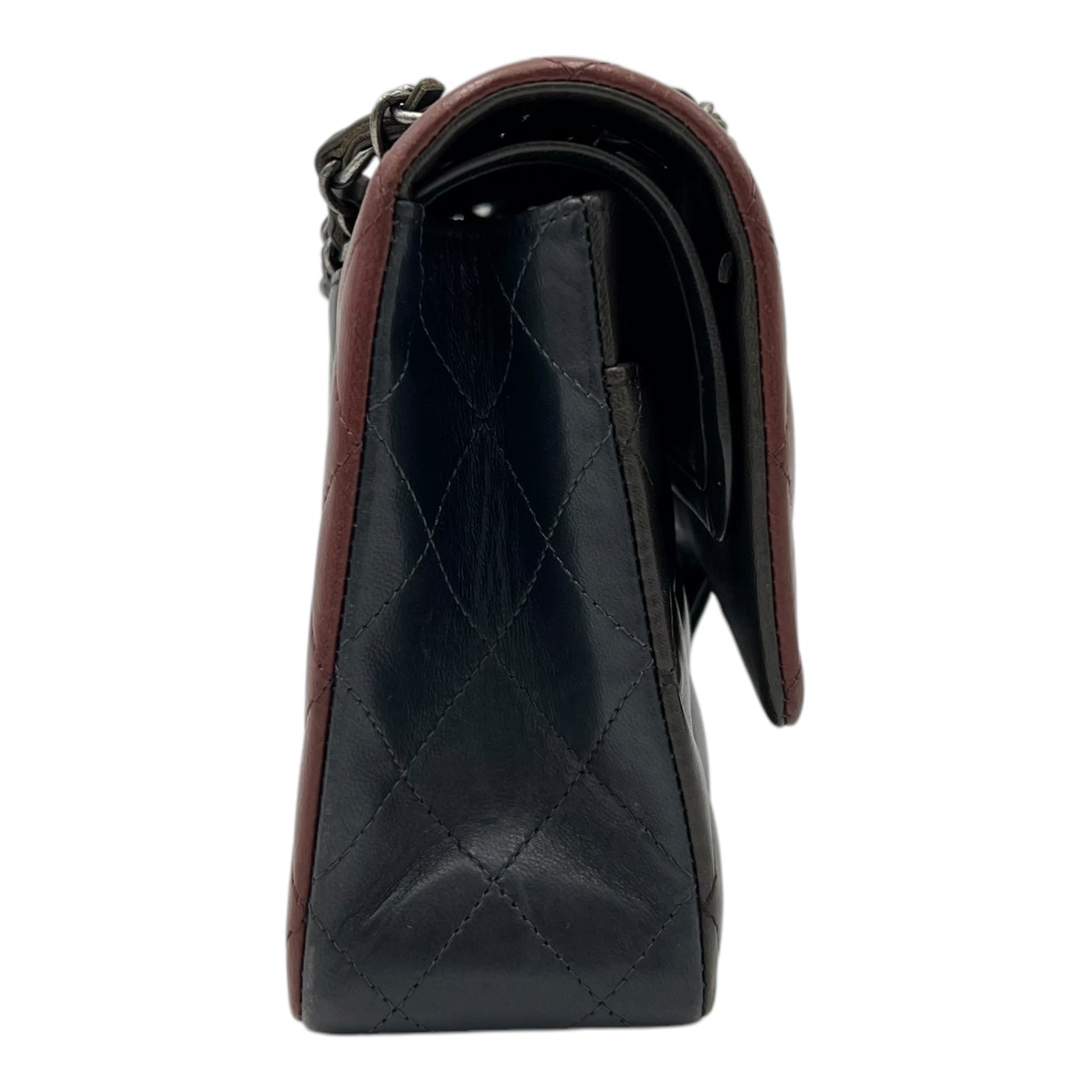 Classic Shoulder Bag Medium Multi-colour in Lambskin, Ruthenium hardware - Image 4