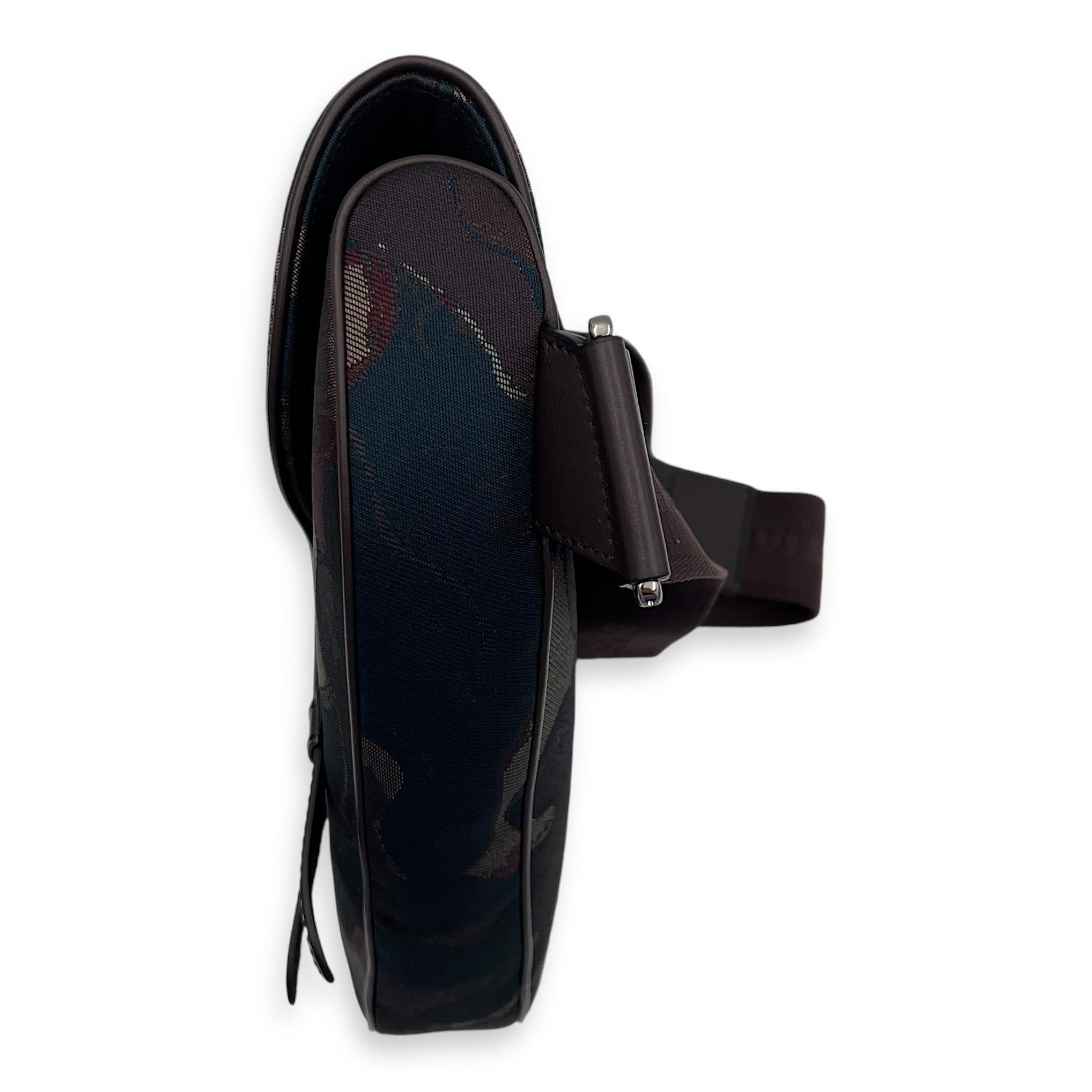 Saddle Crossbody Bag Peter Doig Collaboration in Canvas, Silver hardware - Image 5