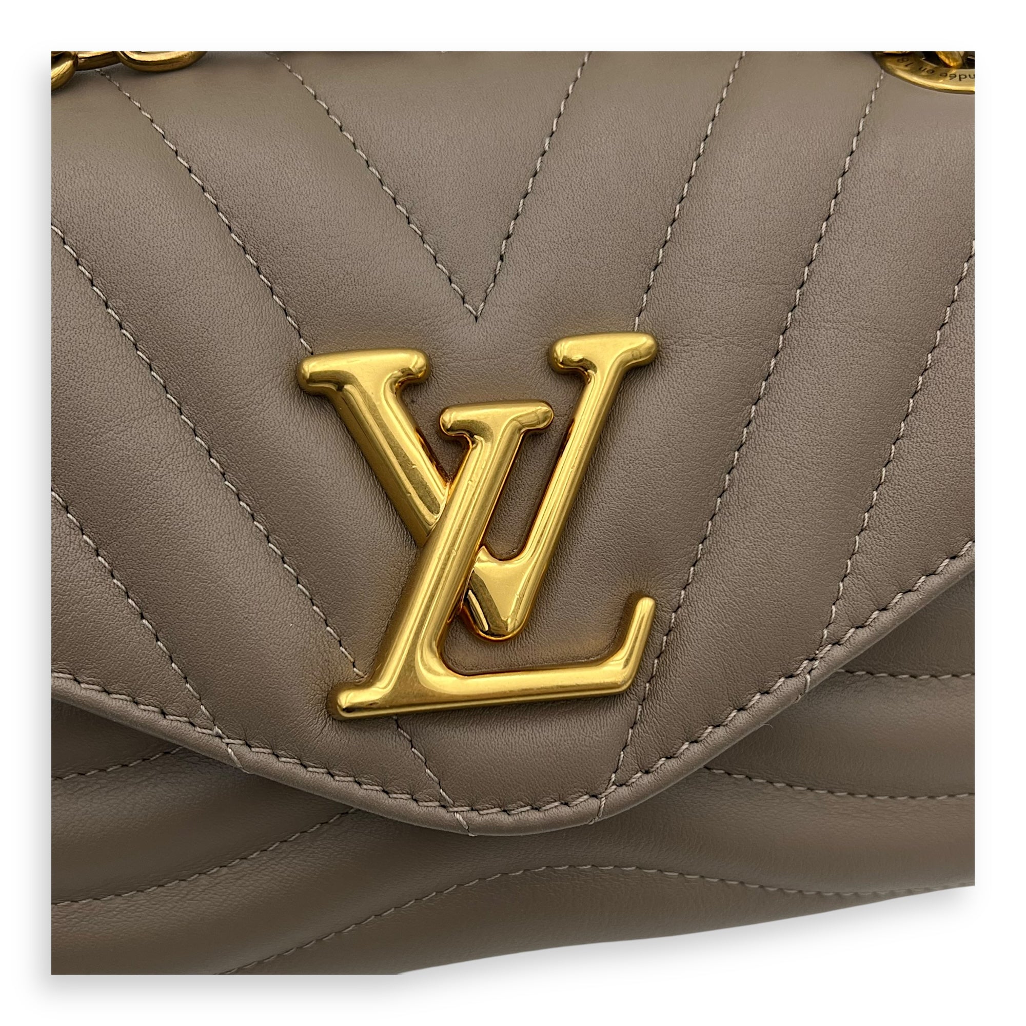 New Wave PM Crossbody bag in Calfskin, Gold Hardware - Image 8