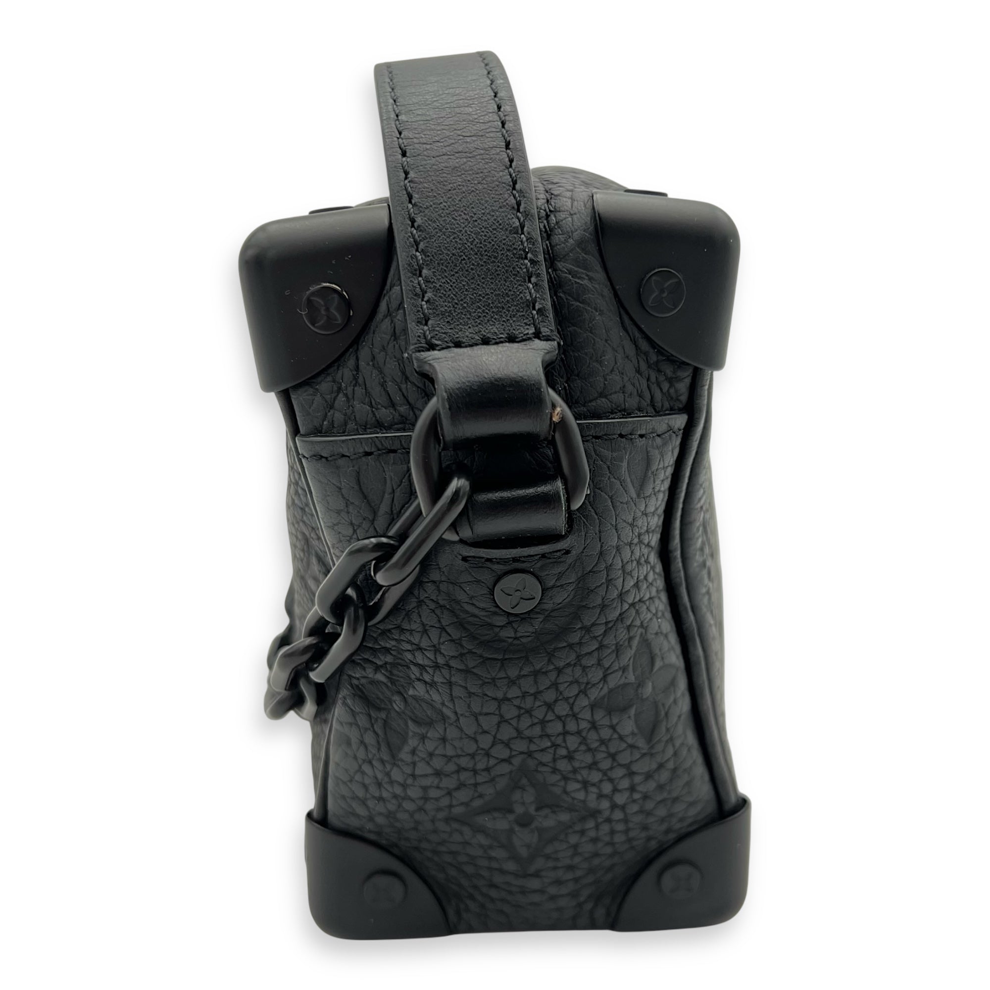 Soft Trunk Crossbody Bag Black in Monogram Empreinte Leather, Lacquered Metal hardware - Image 5